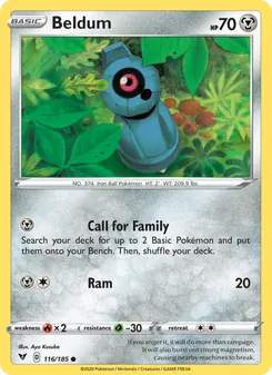 Beldum, Vivid Voltage, no. 116