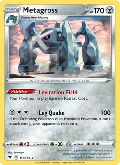 Metagross, Vivid Voltage, no. 118
