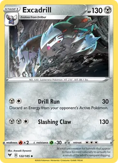 Excadrill, Vivid Voltage, no. 122