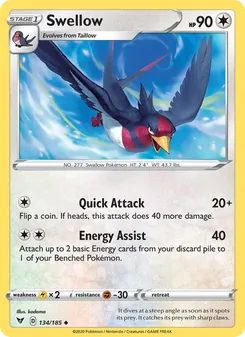 Swellow, Vivid Voltage, no. 134