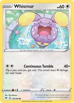Whismur, Vivid Voltage, no. 135