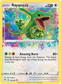 Rayquaza, Vivid Voltage, no. 138