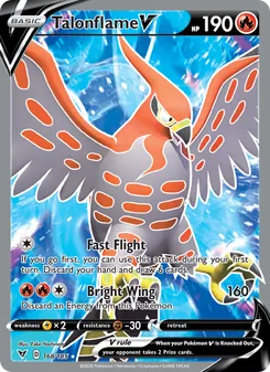 Talonflame V, Vivid Voltage, no. 168
