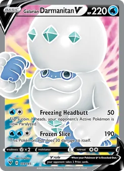 Galarian Darmanitan V, Vivid Voltage, no. 169