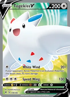 Togekiss V, Vivid Voltage, no. 178