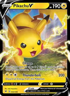 Pikachu V, Vivid Voltage, no. 43