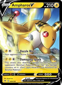 Ampharos V, Vivid Voltage, no. 49