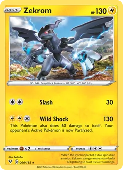 Zekrom, Vivid Voltage, no. 60