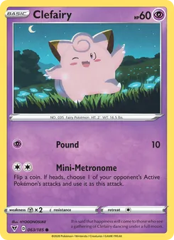 Clefairy, Vivid Voltage, no. 63