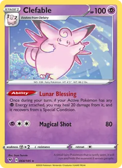 Clefable, Vivid Voltage, no. 64