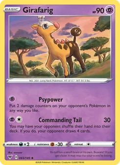 Girafarig, Vivid Voltage, no. 65