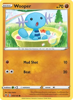 Wooper, Vivid Voltage, no. 83