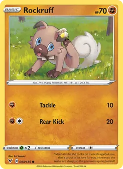 Rockruff, Vivid Voltage, no. 94