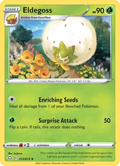 Eldegoss, Shining Fates, no. 15
