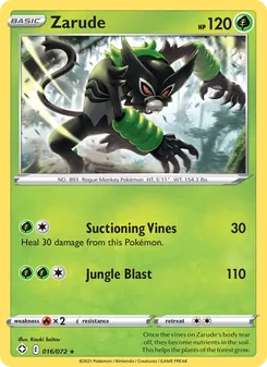 Zarude, Shining Fates, no. 16