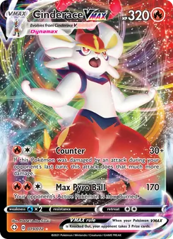 Cinderace VMAX, Shining Fates, no. 19