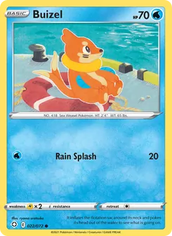 Buizel, Shining Fates, no. 22