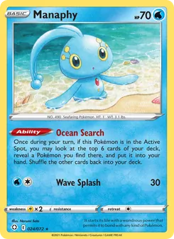 Manaphy, Shining Fates, no. 24