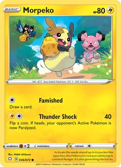 Morpeko, Shining Fates, no. 36