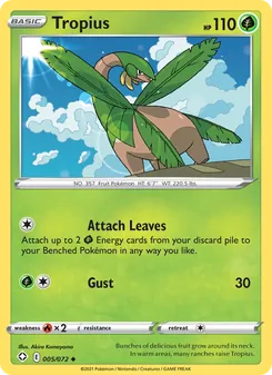 Tropius, Shining Fates, no. 5