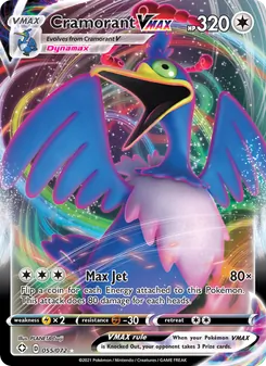 Cramorant VMAX, Shining Fates, no. 55