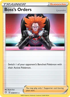 Boss's Orders (Lysandre), Shining Fates, no. 58