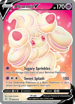 Alcremie V, Shining Fates, no. 64