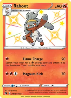 Raboot, Shining Fates Shiny Vault, no. SV016