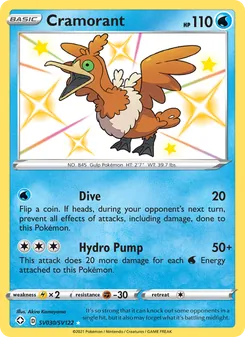 Cramorant, Shining Fates Shiny Vault, no. SV030