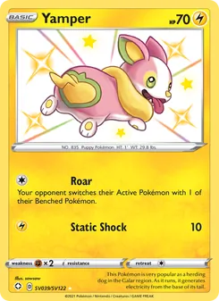 Yamper, Shining Fates Shiny Vault, no. SV039