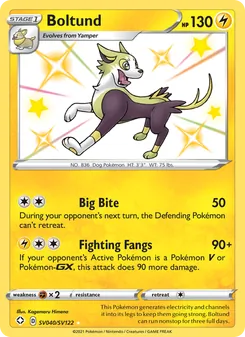 Boltund, Shining Fates Shiny Vault, no. SV040
