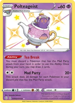 Polteageist, Shining Fates Shiny Vault, no. SV053