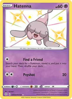 Hatenna, Shining Fates Shiny Vault, no. SV054