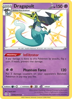 Dragapult, Shining Fates Shiny Vault, no. SV062