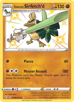 Galarian Sirfetch'd, Shining Fates Shiny Vault, no. SV064
