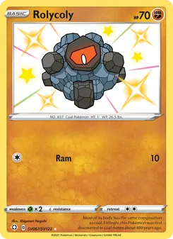 Rolycoly, Shining Fates Shiny Vault, no. SV067