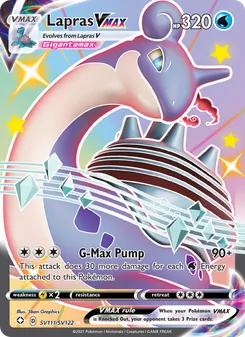 Lapras VMAX, Shining Fates Shiny Vault, no. SV111