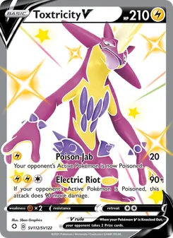 Toxtricity V, Shining Fates Shiny Vault, no. SV112