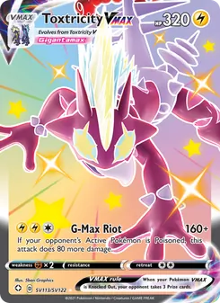 Toxtricity VMAX, Shining Fates Shiny Vault, no. SV113
