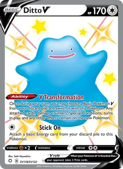 Ditto V, Shining Fates Shiny Vault, no. SV118