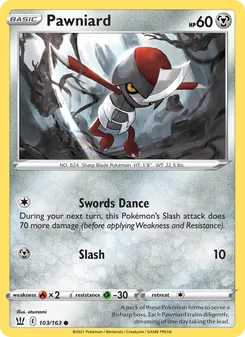 Pawniard, Battle Styles, no. 103
