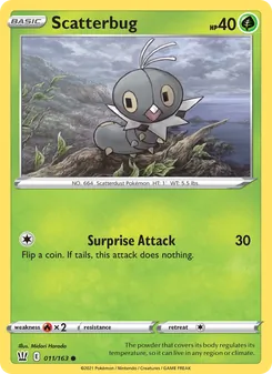 Scatterbug, Battle Styles, no. 11