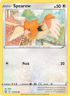 Spearow, Battle Styles, no. 111