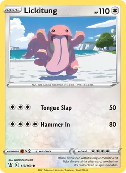 Lickitung, Battle Styles, no. 113