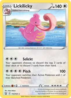 Lickilicky, Battle Styles, no. 114