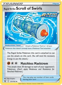 Rapid Strike Scroll of Swirls, Battle Styles, no. 131
