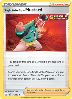 Single Strike Style Mustard, Battle Styles, no. 134
