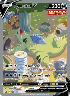 Tyranitar V, Battle Styles, no. 155