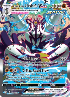 Rapid Strike Urshifu VMAX, Battle Styles, no. 170