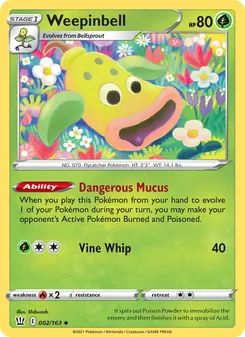 Weepinbell, Battle Styles, no. 2